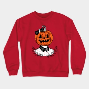 Pumpkin portrait Crewneck Sweatshirt